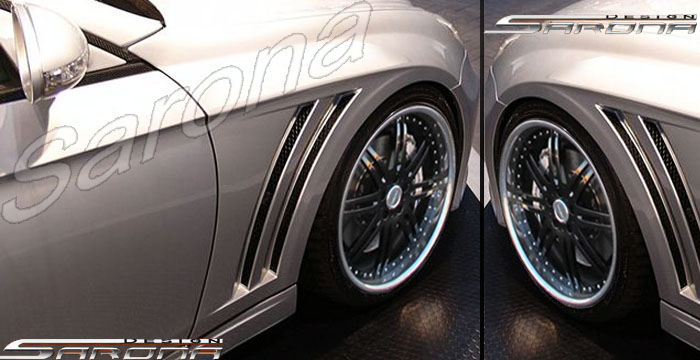 Custom Mercedes CLS  Sedan Fenders (2005 - 2011) - $980.00 (Manufacturer Sarona, Part #MB-017-FD)